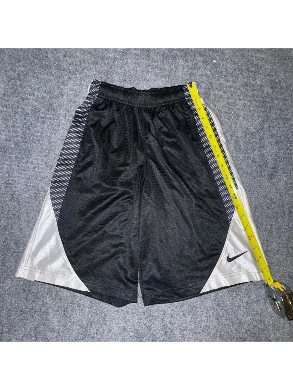 Nike Grail Baggy Dazzle Hoop Shorts Mens MD Vtg y2k 90s Rare
